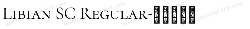 Libian SC Regular字体转换